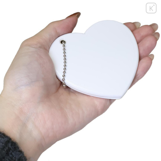 Japan Sanrio Slide Mirror - Usahana : Flower Yellow Heart Shaped - 2