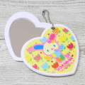 Japan Sanrio Slide Mirror - Usahana : Flower Yellow Heart Shaped - 3