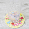 Japan Sanrio Water Absorbing Coaster - Usahana : Flower Yellow - 3