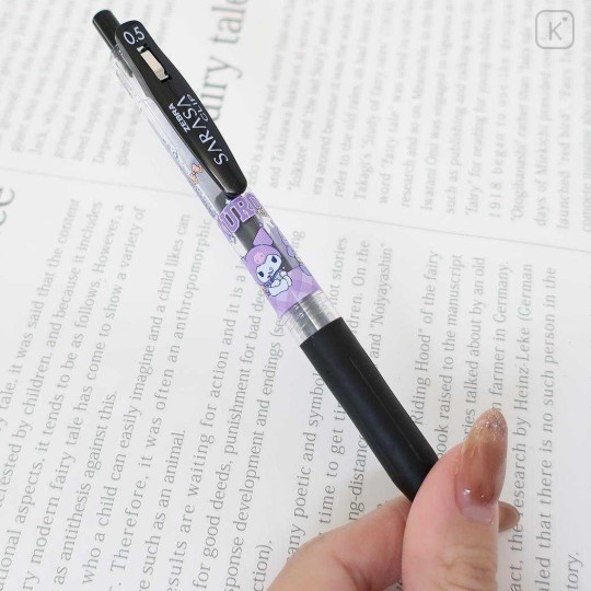 Japan Sanrio Sarasa Clip Gel Pen - Kuromi : Baku Happy - 2