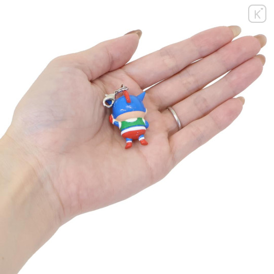 Japan Crayon Shin-chan Figure Charm - Shinnosuke Nohara : Kamen - 2