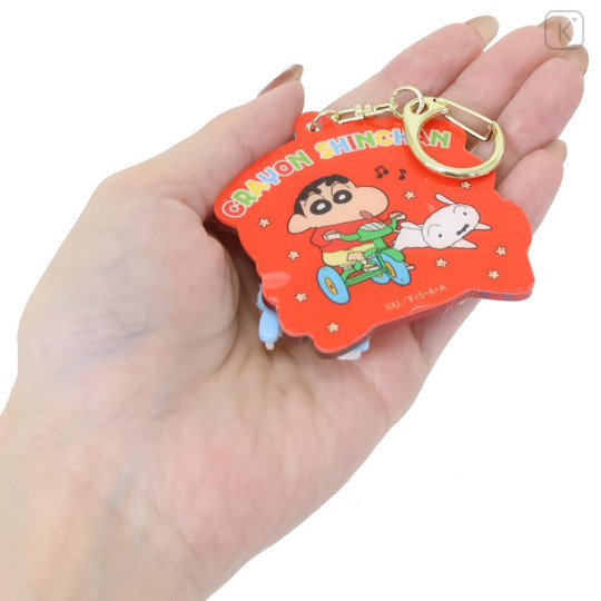 Japan Crayon Shin-chan Acrylic Keychain - Shinnosuke Nohara : Butt Spinning - 2