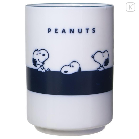 Japan Peanuts Japanese Tea Cup - Snoopy : Relax Mino ware - 1