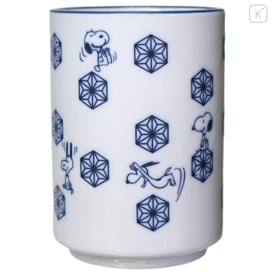 Japan Peanuts Japanese Tea Cup - Snoopy : Have Fun Mino ware - 1
