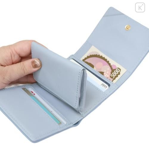 Japan Peanuts Quilted Trifold Wallet - Snoopy & Woodstock : Sky Blue - 5