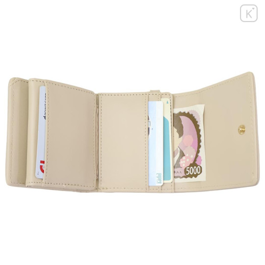 Japan Peanuts Quilted Trifold Wallet - Snoopy : Beige - 3