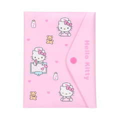 Japan Sanrio Original Medicine Handbook Travel Passport Case - Hello Kitty : Patient Card Case Pink