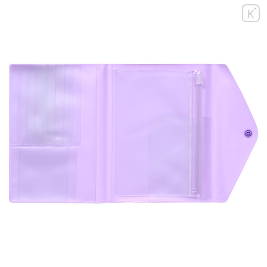 Japan Sanrio Original Medicine Handbook Travel Passport Case - Kuromi : Patient Card Case - 3