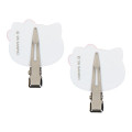 Japan Sanrio Original Bangs Clip Set - Hello Kitty : Red Ribbon - 3