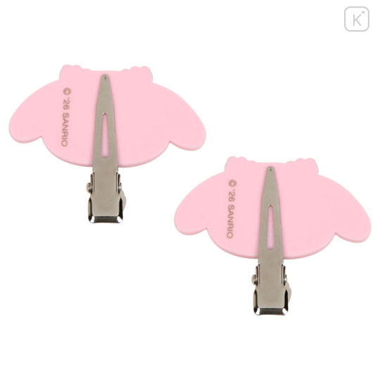 Japan Sanrio Original Bangs Clip Set - My Melody : Blue Ribbon - 3
