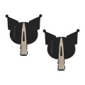 Japan Sanrio Original Bangs Clip Set - Kuromi : Purple Ribbon - 3