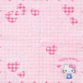 Japan Sanrio Original Petit Towel - Hello Kitty : Gingham Heart Pink - 3