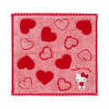 Japan Sanrio Original Petit Towel - Hello Kitty : Heart Red - 1