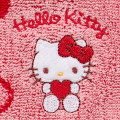 Japan Sanrio Original Petit Towel - Hello Kitty : Heart Red - 4