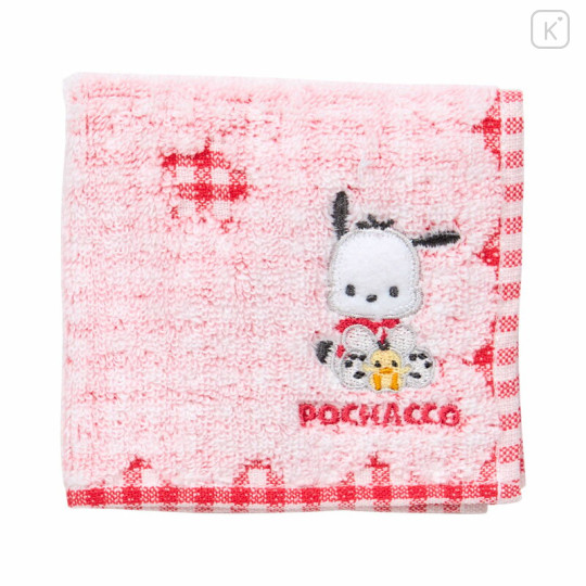 Japan Sanrio Original Petit Towel - Pochacco : Gingham - 2