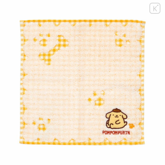 Japan Sanrio Original Petit Towel - Pompompurin : Gingham - 1