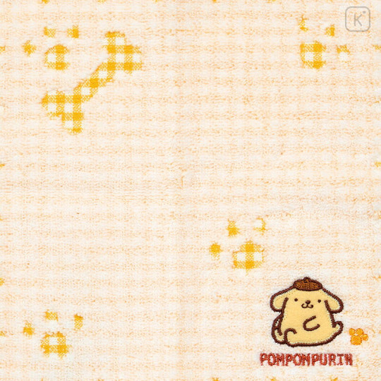 Japan Sanrio Original Petit Towel - Pompompurin : Gingham - 3