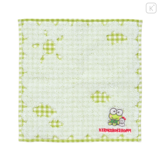 Japan Sanrio Original Petit Towel - Keroppi : Gingham - 1