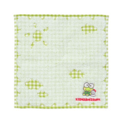 Japan Sanrio Original Petit Towel - Keroppi : Gingham