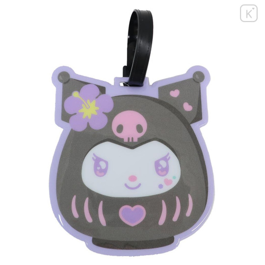 Japan Sanrio Luggage Tag - Kuromi : Daruma - 1