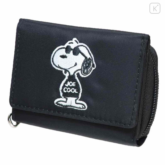 Japan Peanuts Trifold Wallet - Snoopy : Joe Cool Black - 1