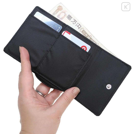 Japan Peanuts Trifold Wallet - Snoopy : Joe Cool Black - 3