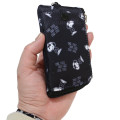 Japan Peanuts Key Case with Reel - Snoopy : Joe Cool Black Hee - 2