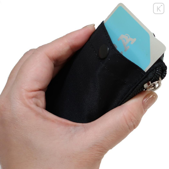 Japan Peanuts Key Case with Reel - Snoopy : Joe Cool Black - 3