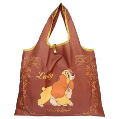 Japan Disney Eco Shopping Bag - Lady and the Tramp : Brown
