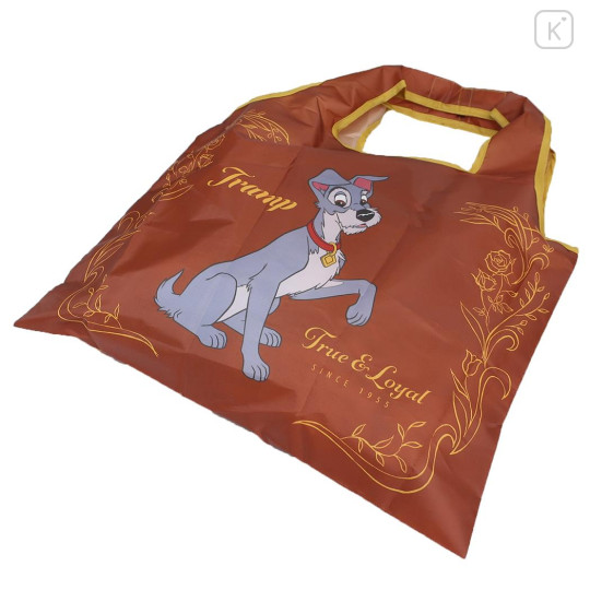 Japan Disney Eco Shopping Bag - Lady and the Tramp : Brown - 2