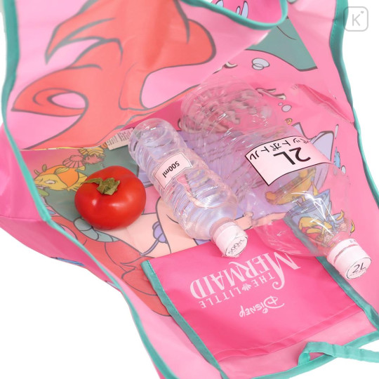 Japan Disney Eco Shopping Bag - The Little Mermaid : Pink - 3