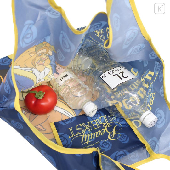 Japan Disney Eco Shopping Bag - Beauty and the Beast : Dance - 3