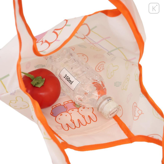 Japan Miffy Eco Shopping Bag - Miffy : Sweets Orange - 3