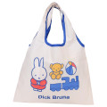 Japan Miffy Eco Shopping Bag - Miffy : Fun Blue White - 1