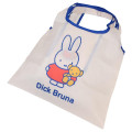 Japan Miffy Eco Shopping Bag - Miffy : Fun Blue White - 2