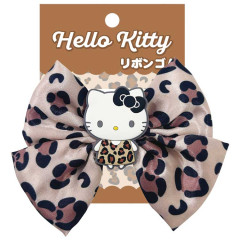 Japan Sanrio Mascot Hair Tie - Hello Kitty : Ribbon Leopard