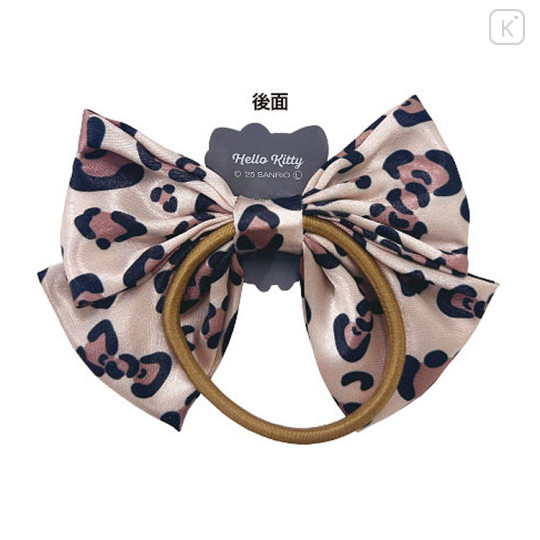 Japan Sanrio Mascot Hair Tie - Hello Kitty : Ribbon Leopard - 2