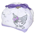 Japan Sanrio Drawstring Pouch & Lunch Bag - Kuromi : Ribbon - 2