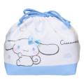 Japan Sanrio Drawstring Pouch & Lunch Bag - Cinnamoroll : Ribbon - 1