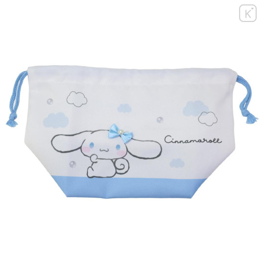 Japan Sanrio Drawstring Pouch & Lunch Bag - Cinnamoroll : Ribbon - 3