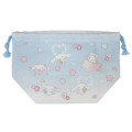 Japan Sanrio Drawstring Pouch & Lunch Bag - Cinnamoroll : Sakura Cherry Blossom - 2