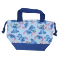 Japan Disney Drawstring Pouch & Lunch Bag - Stitch : Blue - 2