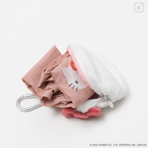 Japan Sanrio Eco Shopping Bag & Mascot Pouch - Hello Kitty : Pastel - 5