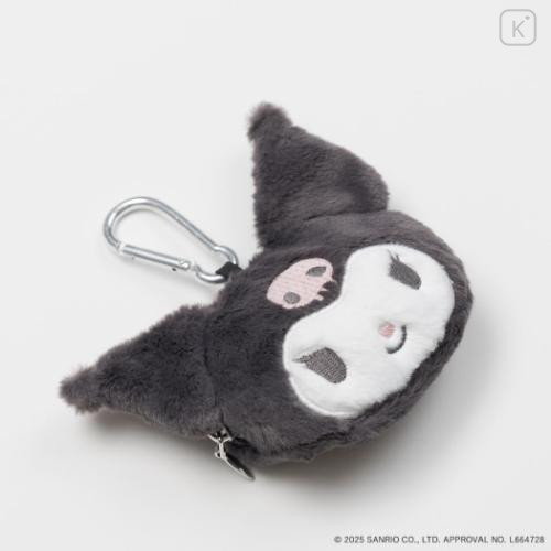 Japan Sanrio Eco Shopping Bag & Mascot Pouch - Kuromi : Pastel - 4