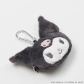 Japan Sanrio Eco Shopping Bag & Mascot Pouch - Kuromi : Pastel - 4