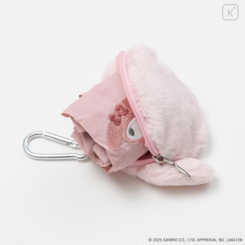 Japan Sanrio Eco Shopping Bag & Mascot Pouch - My Melody : Pastel - 5