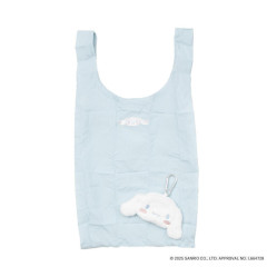 Japan Sanrio Eco Shopping Bag & Mascot Pouch - Cinnamoroll : Pastel