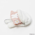 Japan Miffy Eco Shopping Bag & Mascot Pouch - Miffy : Pastel Pink - 5