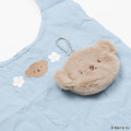 Japan Miffy Eco Shopping Bag & Mascot Pouch - Boris : Pastel Blue - 2