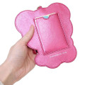 Japan Sanrio Pass Case Card Holder & Reel - Hello Kitty : Leopard Bear Pink - 2